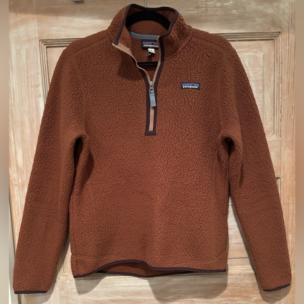 Patagonia Women’s Retro Pile 1/4-Zip Moccasin Brown